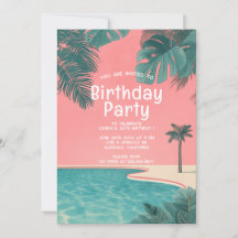 Palm Springs Summer Birthday Party Roze
