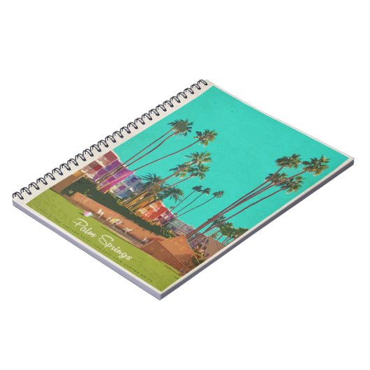  Palm Springs Summer Spiral Photo Notitieboek (Linkerzijde)