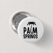 Palm Springs T-Shirt Ronde Button 3,2 Cm (Voorkant /achterkant)