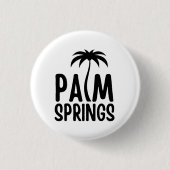 Palm Springs T-Shirt Ronde Button 3,2 Cm (Voorkant)