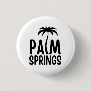 Palm Springs T-Shirt Ronde Button 3,2 Cm