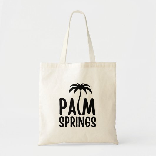 Palm Springs T-Shirt Tote Bag (Voorkant)
