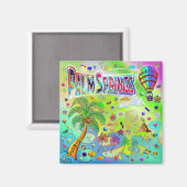 Palm Springs Tijdloze melodie magneet (Voorkant / Achterkant)