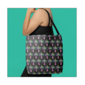 Palm Springs Turquoise kleurrijke palmbomen Tote Bag