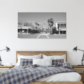 Palm Springs Uptown Design District 45 "x 24" Canvas Afdruk (Insitu (Slaapkamer))