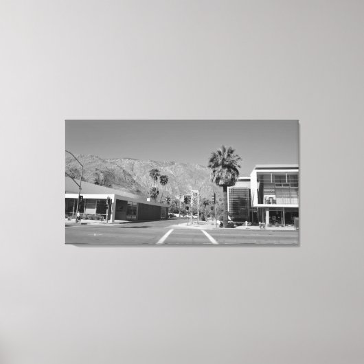 Palm Springs Uptown Design District 45 "x 24" Canvas Afdruk (Voorkant)