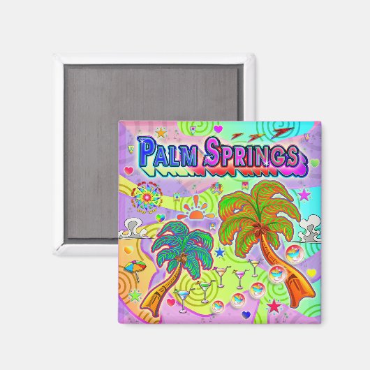 Palm Springs Vacking Target Magnet (Voorkant / Achterkant)