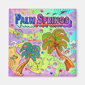 Palm Springs Vacking Target Magnet (Voorkant)