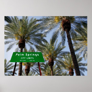 Palm Springs verwelkomt uw Poster