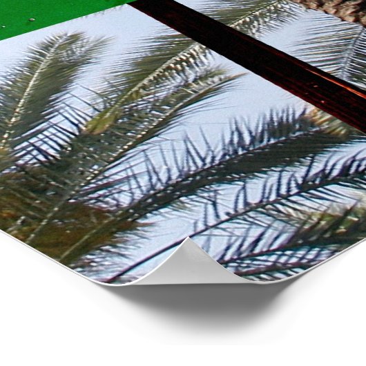 Palm Springs verwelkomt uw Poster (Hoek)