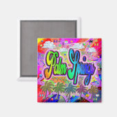 Palm Springs Vista Express Magnet (Voorkant / Achterkant)