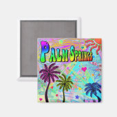 Palm Springs Vivid Romance Magnet (Voorkant / Achterkant)