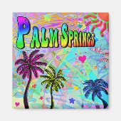 Palm Springs Vivid Romance Magnet (Voorkant)