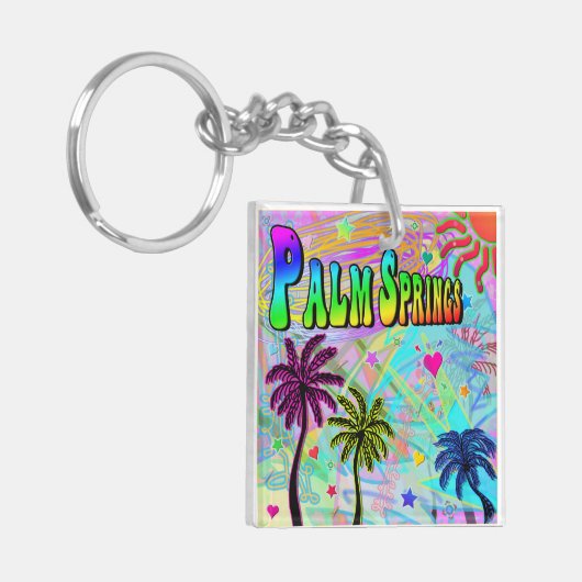 Palm Springs Vivid Romance Sleutelhanger (Voorkant Links)