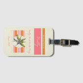 Palm Springs voor de Ring - Retro Bachelorette Bagagelabel (Voorkant (horizontaal))