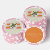 Palm Springs voor de Ring – Retro Bachelorette Poker Chips (Opstapeling)