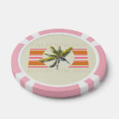 Palm Springs voor de Ring – Retro Bachelorette Poker Chips (Enkel)