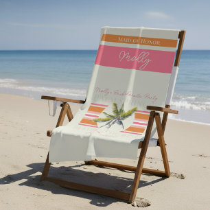 Palm Springs voor de Ring – Retro Bachelorette Strandlaken