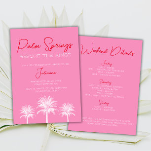 Palm Springs voor de ringen Bachelorette weekend Kaart