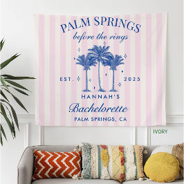 Palm Springs voor de Ringen Blauwe Bachelorette Fleece Deken