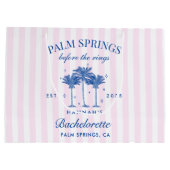 Palm Springs voor de ringen blauwe vrijgezellenfee Groot Cadeauzakje (Achterkant)