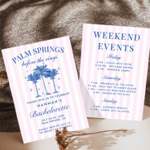 Palm Springs voor de ringen Blue Bachelorette