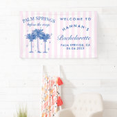 Palm Springs voor de ringen Blue Bachelorette Spandoek (Insitu)