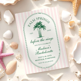 Palm Springs voor de ringen vrijgezellenfeest Kaart