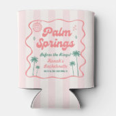 Palm Springs vrijgezellenfeest Blikjeskoeler (Achterkant)