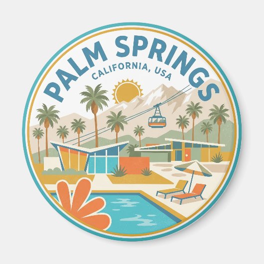 Palm Springs VS Magneet (Voorkant)