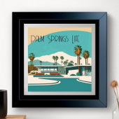  Palm Springs Waterverf Home Poster