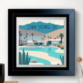  Palm Springs Waterverf Poster