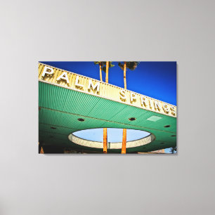 PALM SPRINGS WEEKEND Canvas Art Afdruk