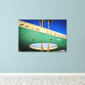 PALM SPRINGS WEEKEND Canvas Art Afdruk (Insitu (Houten vloer))