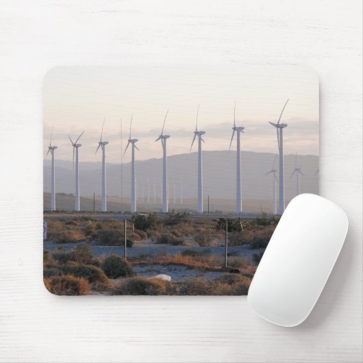 Palm Springs Windmills Mousepad Muismat (Met muis)