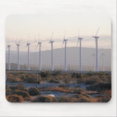 Palm Springs Windmills Mousepad Muismat (Voorkant)