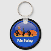 Palm Springs-woestijn Sleutelhanger (Voorkant)