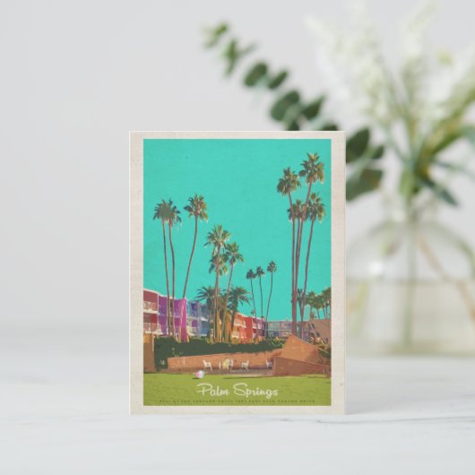  Palm Springs-zomerreis Briefkaart (Staand voorkant)