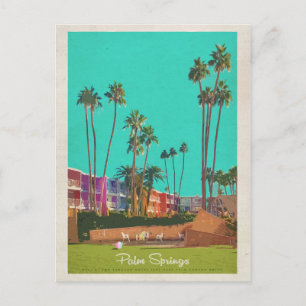 Palm Springs-zomerreis Briefkaart