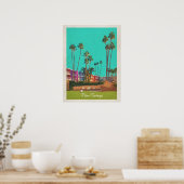  Palm Springs-zomerreis Poster (Keuken)