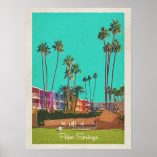  Palm Springs-zomerreis Poster
