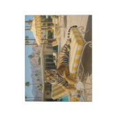 Palm Springs zwembad Tijger Notitieblok (Linkerzijde)