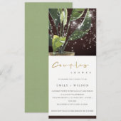 PALM STARRY MASON JAR LIGHTKOPPELS SHOWER KAART (Voorkant / Achterkant)