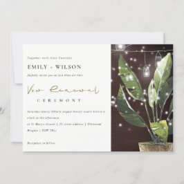 PALM STERRENNACHT MASON JAR VOW RENEWAL INVITE BEDANKKAART