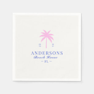 Palm   strandhuis   Sociale club esthetisch Servet