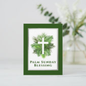 Palm Sunday Blessing Holy Week Feestdagenkaart (Staand voorkant)