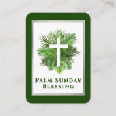 Palm Sunday Blessing Holy Week Prayer Card Plaatskaartje (Voorkant)