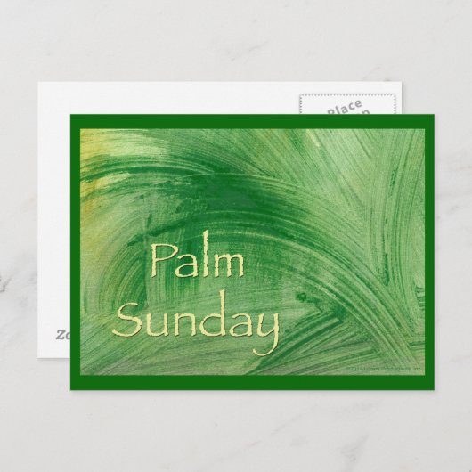 Palm Sunday Briefkaart (Voorkant / Achterkant)