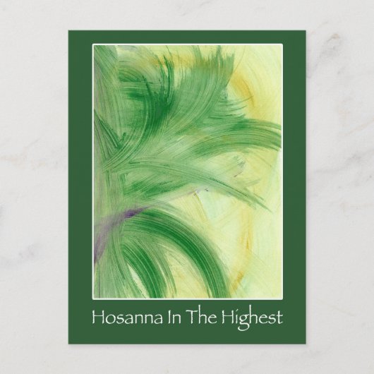 Palm Sunday Briefkaart (Voorkant)