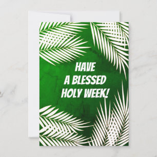 Palm Sunday & Easter Holiday Kaart